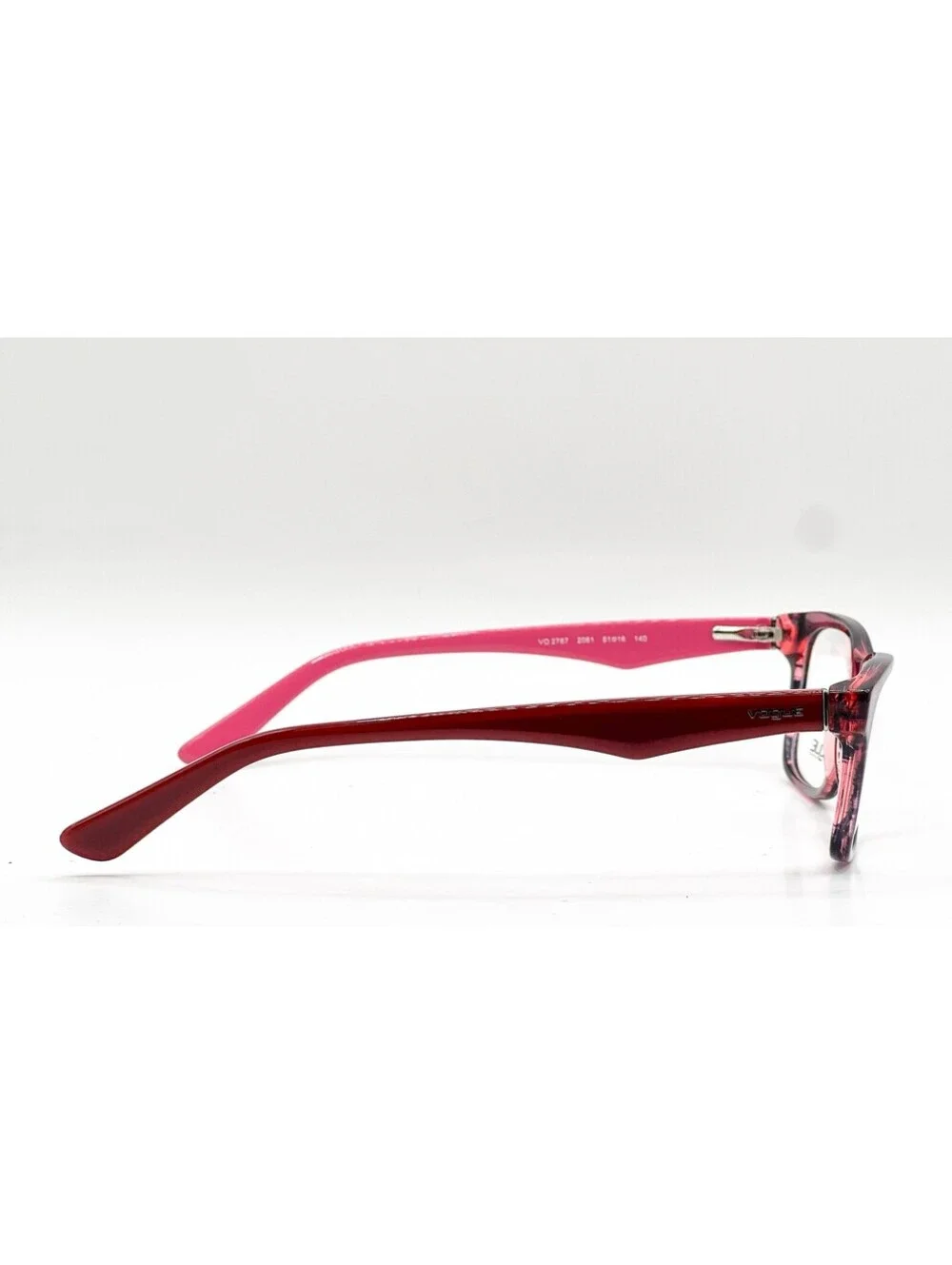 Vogue VO 2787 2061 Striped Black Cherry Authentic Eyeglass Frames 51-16